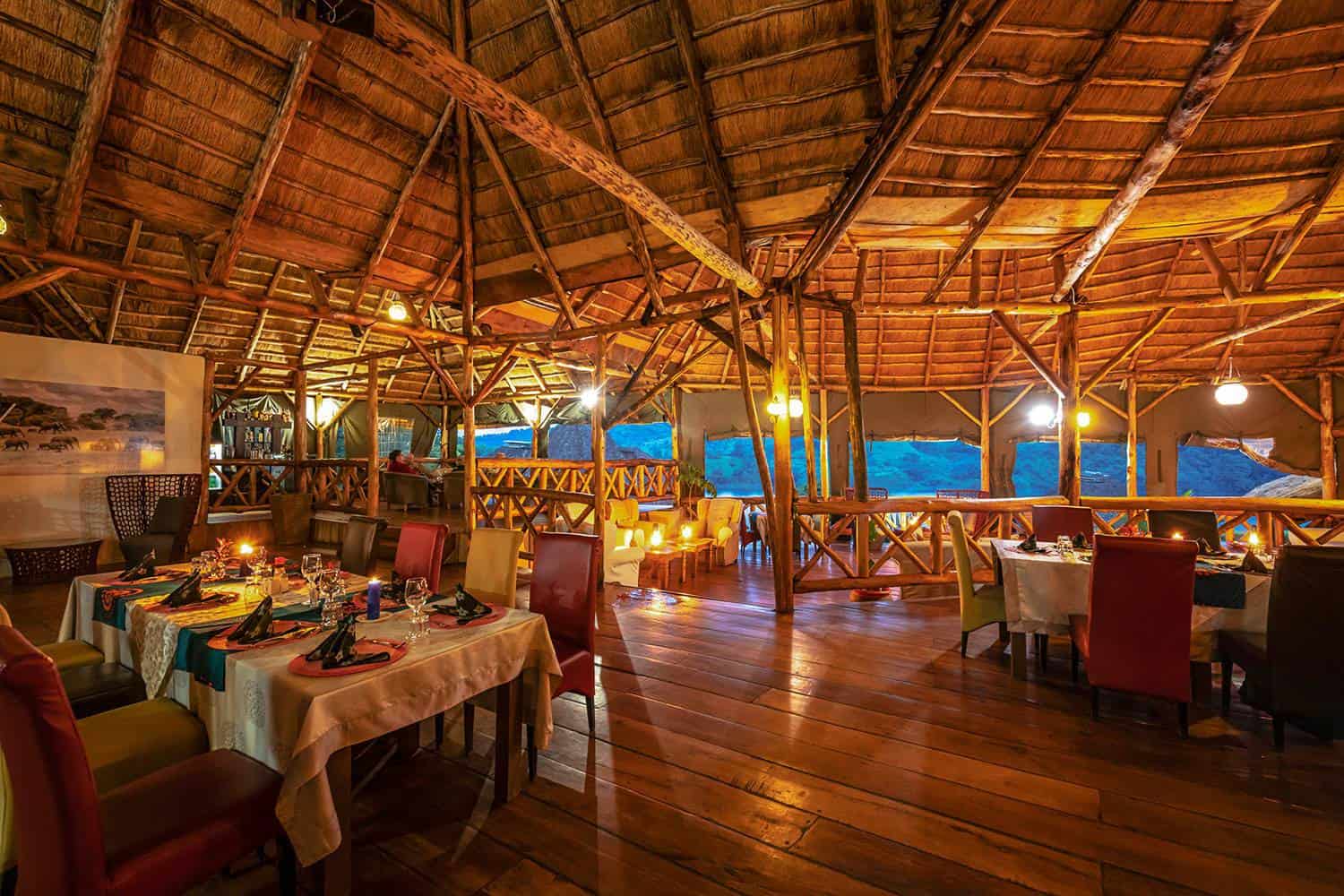 Crater Safari Lodge Meals Kibale Dining