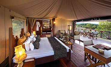 NEPTUNE MARA RIANTA LUXURY CAMP - MASAI MARA SAFARI FROM NAIROBI