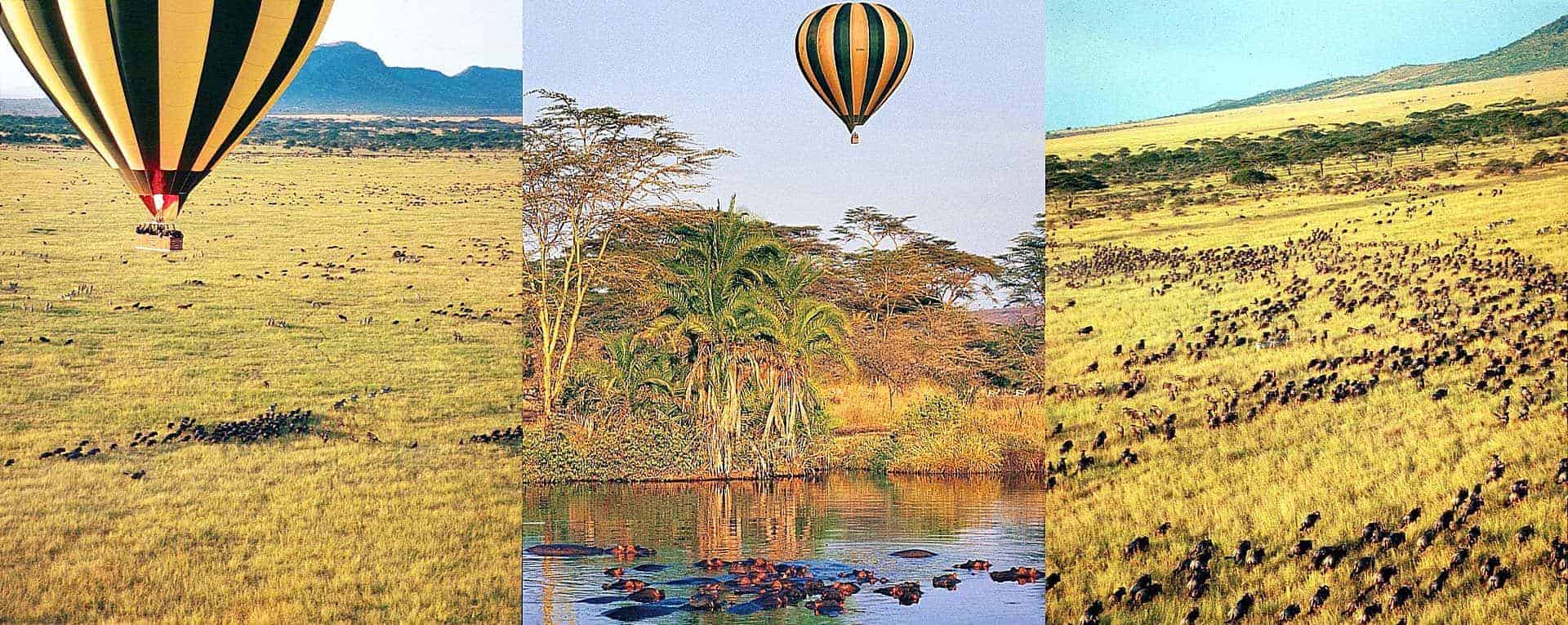 balloon safari in serengeti