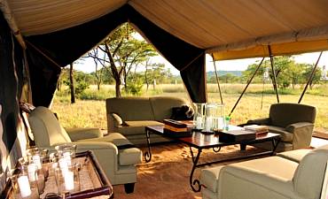 ANDBEYOND SERENGETI UNDER CANVAS - SERENGETI SAFARI FROM ARUSHA