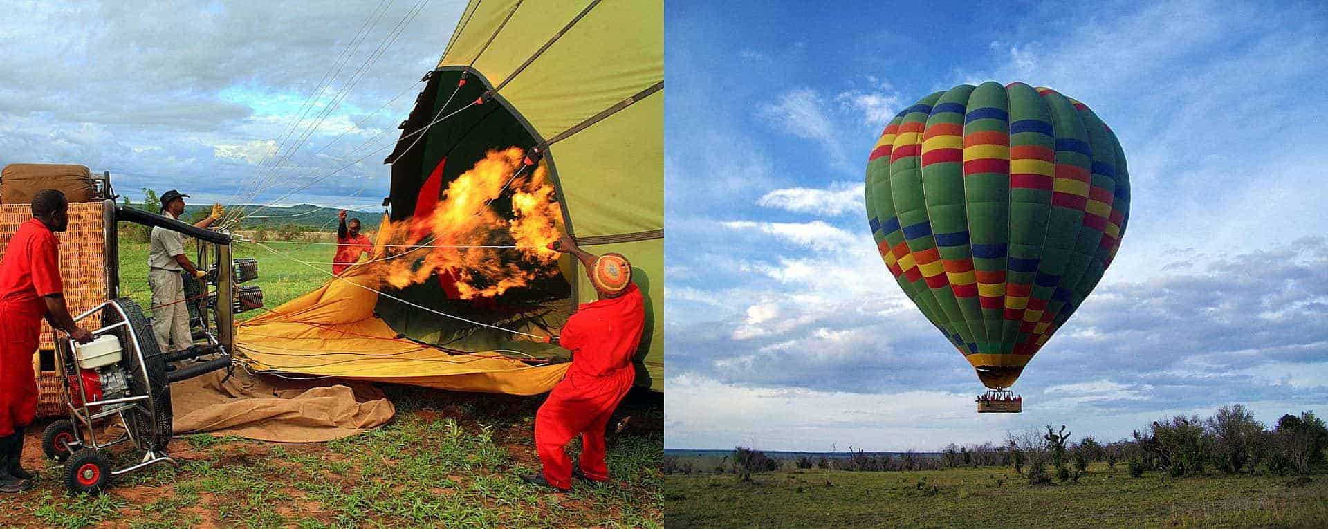 balloon safari location